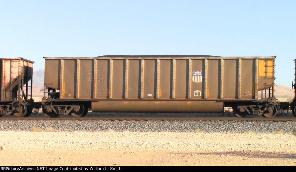 WB Loaded Coal Hooper Frt at Erie NV W-Pshr -64